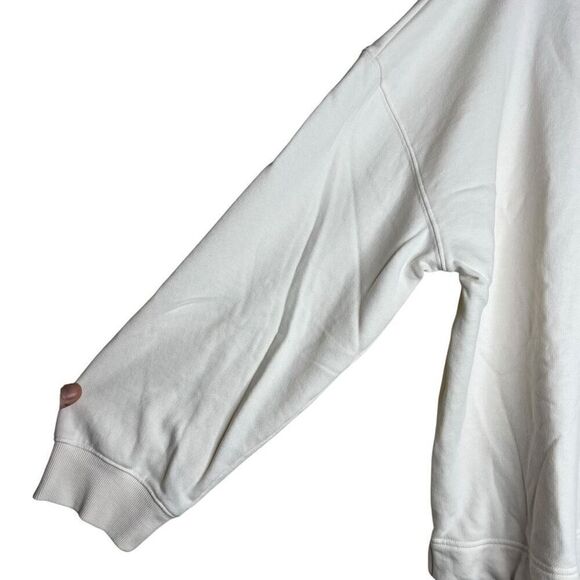 Lou & Grey Oversized Cream Heart Sweatshirt Pullover Embroidered Hearts XXL - Picture 6 of 10